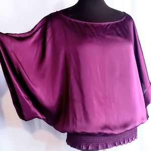 APOSTROPHE SATIN TOP